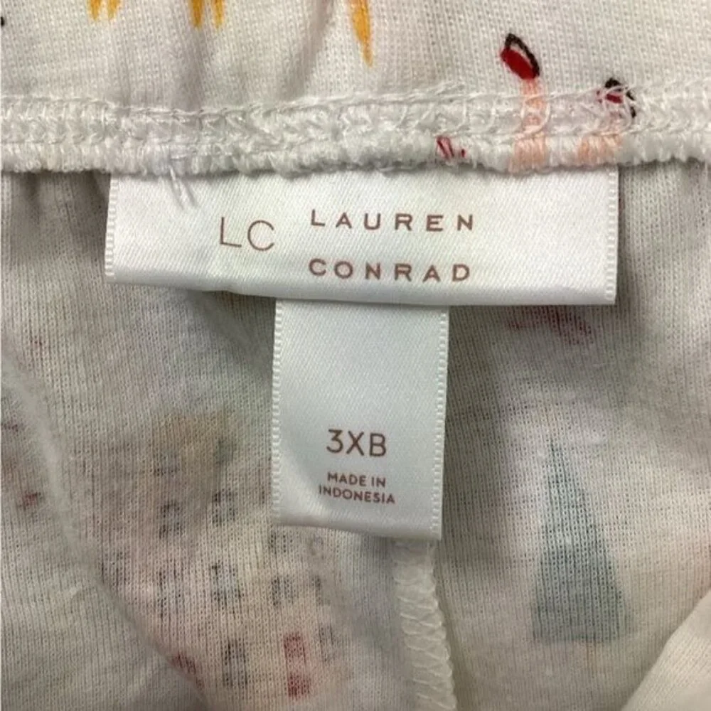 Lauren Conrad Mens Jammies For Your Families Holiday Village Pajama Set 3XLT/B - Picture 9 of 9
